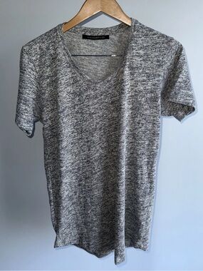 John Elliot Grey heather short sleeve tee